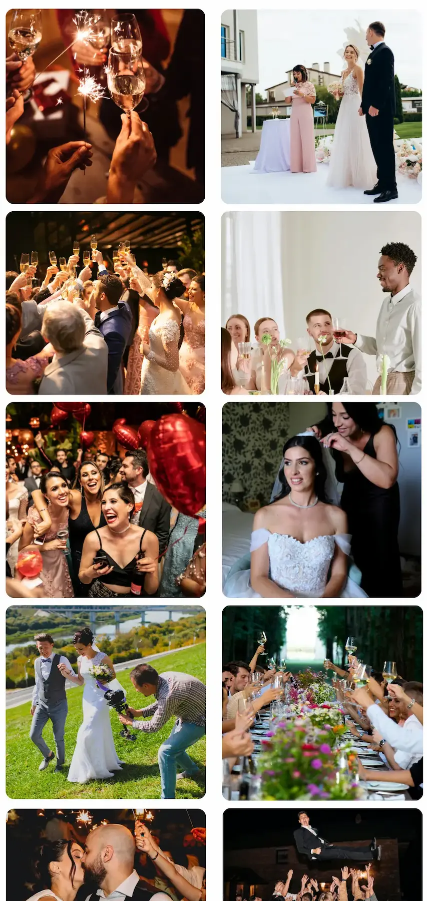Cartel QR de boda Love Album