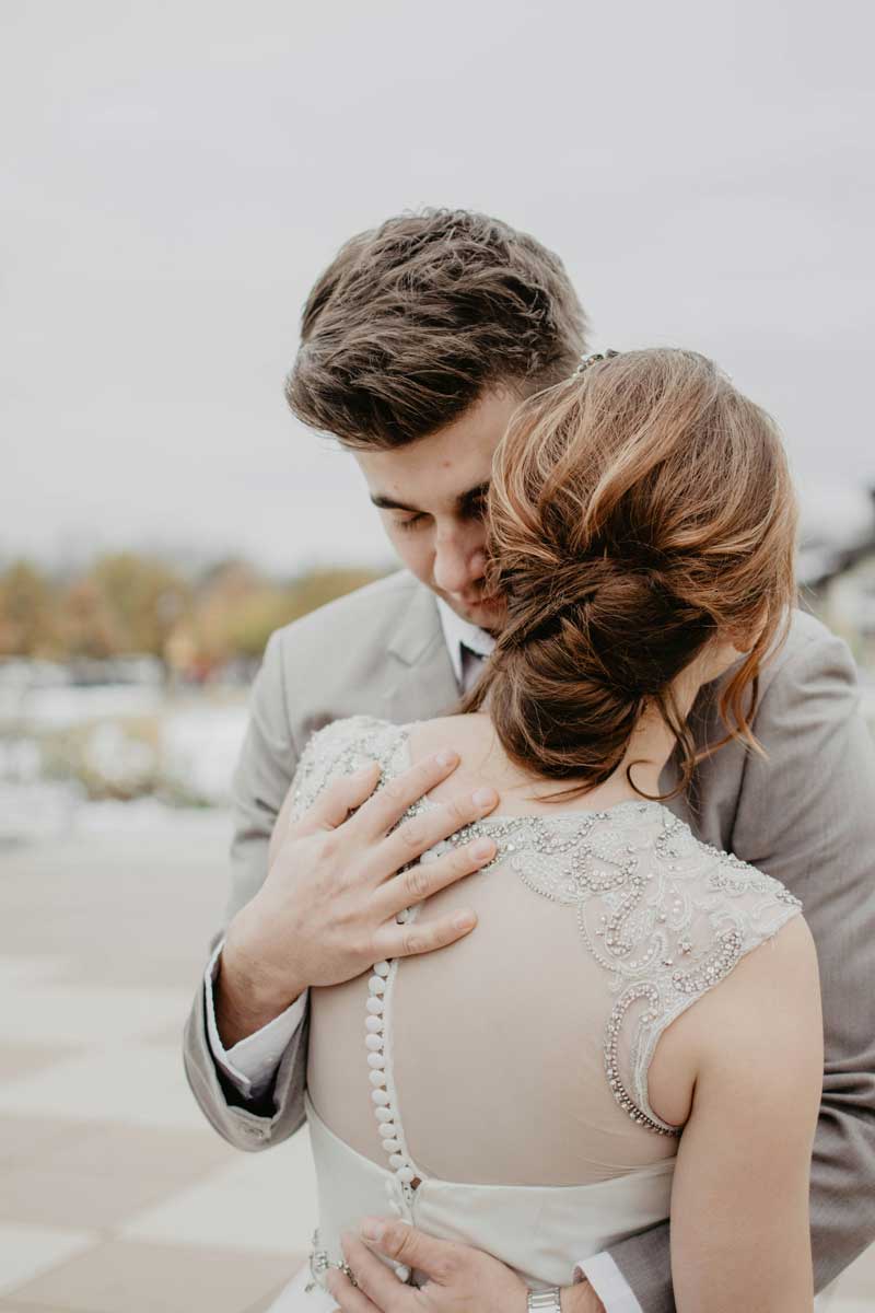 QR Code Photo d un couple de mariage