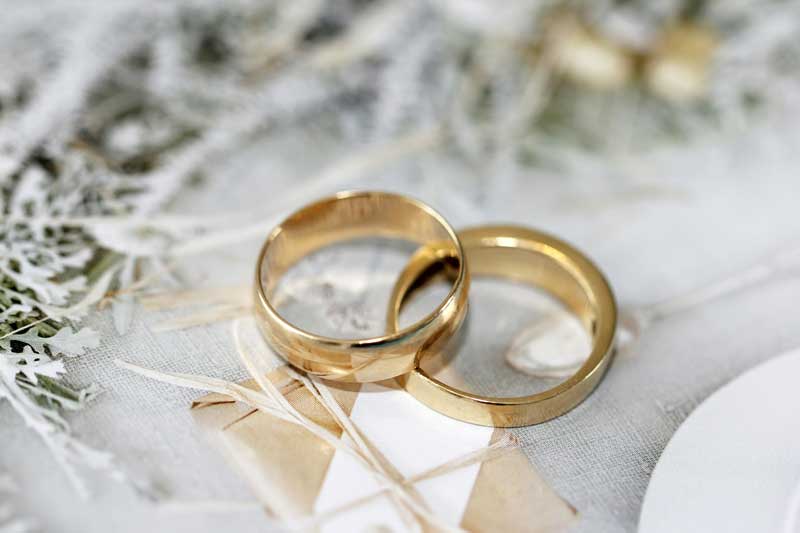 QR Code Photo des alliances de mariage