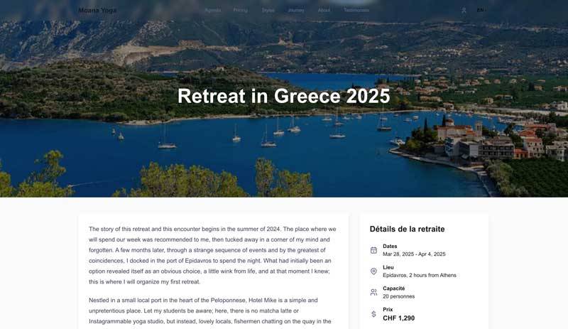 retreat and workshops